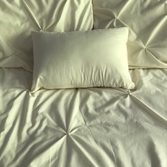 Cream Sequined Accent Pillow - Picture 5 of 7